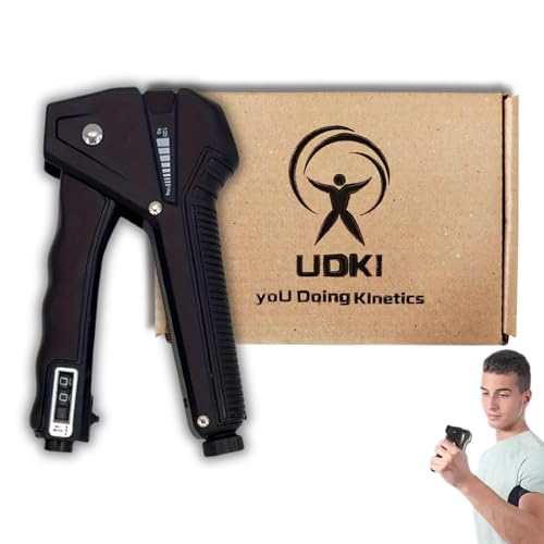 Image of POWER Hand Grip Strengthener - Black| Adjustable Resistance 10-120kg with Counter | Non-Slip Gripper with Comfortable Handle | Ideal for Athletes and Hand Strength Building