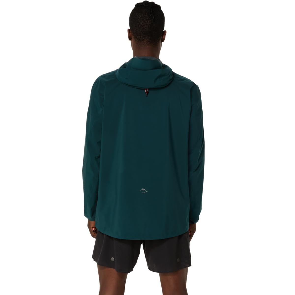 ASICS Men's FUJITRAIL ELITE WATERPROOF JACKET RUNNING Apparel, S, SAXON GREEN