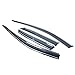 Window Visor Compatible With 2016-2022 Lexus RX350 & RX450h AL20, Injection Polycarbonate with Chrome Trim Air Deflector Rain Guard Shade by IKON MOTORSPORTS, 2017 2018 2019 2020 2021