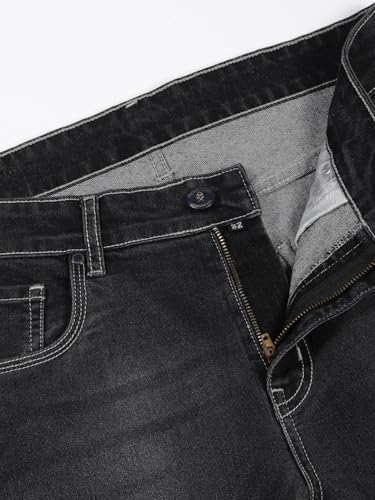 Image of Thomas Scott Men's | Solid | Brathable Fabric | Denim | Mid Rise | Casual Jeans for Men