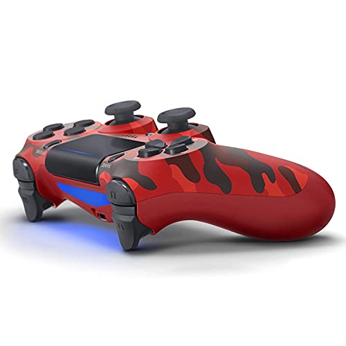 ADHJIE PS-4 Wireless Controller Dual Vibration Remote Gamepad Joystick with Charging Cable Compatible with Play-Station 4/Slim/Pro/PC Console(Red Camo) - Image 4