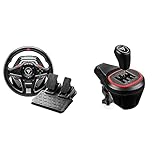 【国内正規品】Thrustmaster スラストマスター レーシングコントローラー T128 PS＋ TH8S Shifter Add-On レーシングシフターセット