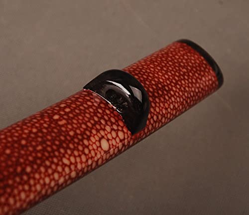 Shijian Japanese Samurai Katana Replacement Red Rayskin Saya With Horn Fittings #TOP3