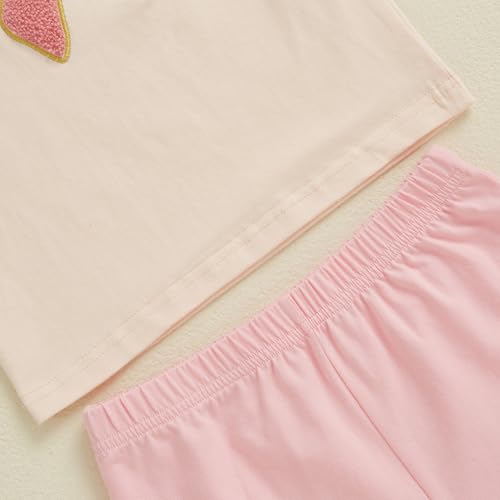 Big Sister Little Sister Matching Outfits Embroidered Bow Little/Big Sister Shirt Ruffle Shorts 18 Month 2T 3T 4T 6