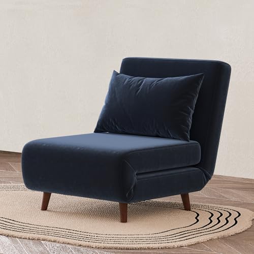 Convertible Sleeper Chair with Solid Wood Frame