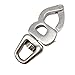 HAIWEN Marine 316 Stainless Steel Quick Release Snap Shackle,360 Degree Rotation Sailing Rigging Fast Eye Snap Hook (2Pcs, Length:101mm/4)