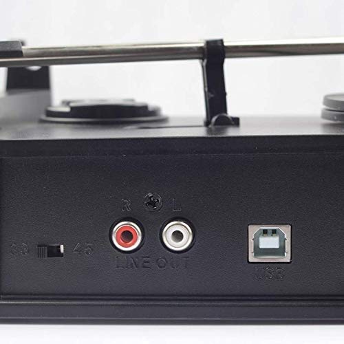 WSMLA Record Player, Vintage Turntable 2 Vitesses Bluetooth Lecteur LP Record Player Audio Players phonographe Convertir en MP3 Plug and Play - Les Beatles, Paul McCartney, John Lennon, RIngo Starr, George Harrison WSMLA Record Player, Vintage Turntable 2 Vitesses Bluetooth Lecteur LP Record Player Audio Players phonographe Convertir en MP3 Plug and Play – Image 3