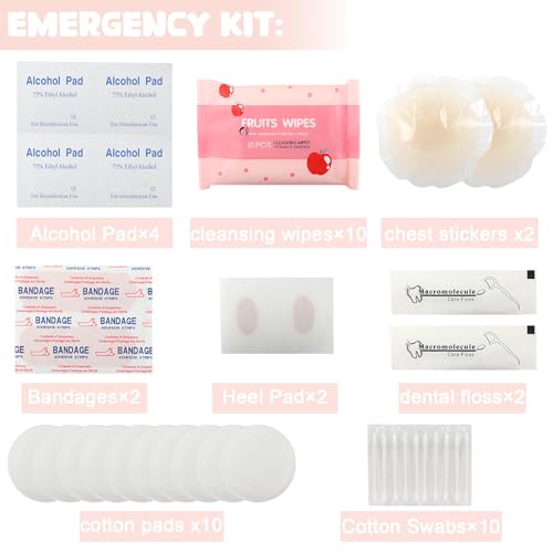 Women's Emergency Kit for Weddings, Wedding Survival Set for Bride, Wedding Essential Items for Brides Daily, Personal Care Survival Set for Team Bride, Emergency Supplies4