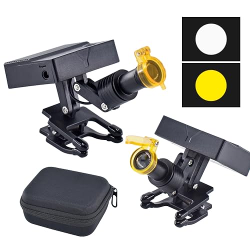 Generic HEADLIGHT 05 Lightweight Dental Headlight Portable Medical Spotlight With Optical Filter For Binocular Loupes Lab Magnifier Eyeglass Frame 5W Wireless thumb #6