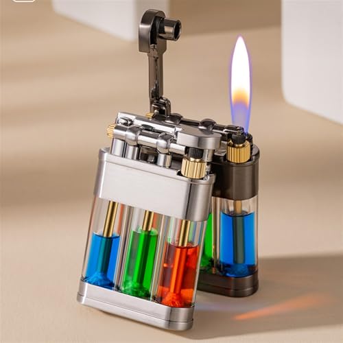 Encendedor de queroseno transparente para camping y exterior 4
