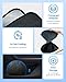 REEVAA 2025 Upgraded Car Windshield Sun Shade [99% Sun Protection for Ultimate Interior Protection] Keep Cool, Foldable Sunshade Car Accessories with Storage Bag | Small (59
