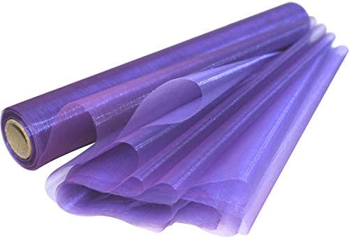 Time to Sparkle 1 Roll 26M X 29cm Baby Blue Sheer Organza Roll Fabric Chair Cover Sash Bows Table Runner Sashes Swags Wedding Party 38+ Colors Option