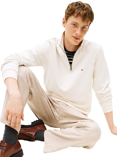 Tommy Hilfiger Men's Medium Weight 1/4 Zip Sweatshirt2