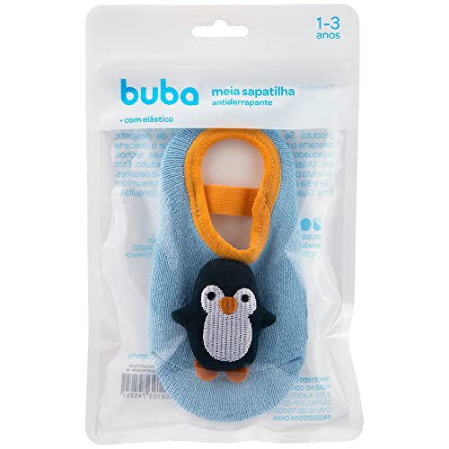 Buba Meia Sapatilha Com Aplique Pinguim Tamanho 1 A 3 Anos