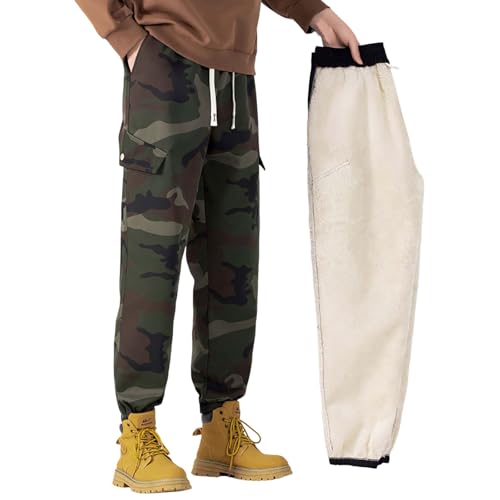Gefomuofe Pantalones de trabajo para hombre, de camuflaje, para senderismo, tácticos, para exteriores, informales, para trekking, senderismo, para correr, ropa de calle, camuflaje, 3XL