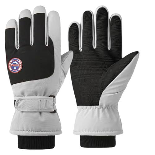 Recopilación de Ropa impermeable y de nieve para Hombre Top 10. 44 DQST Guantes para Frío Hombre y Mujer, Guantes Termicos, Guantes Impermeables para Nieve, Función de Pantalla Táctil, Antideslizante, Adecuado para Esquiar, Escalar Montañas,...