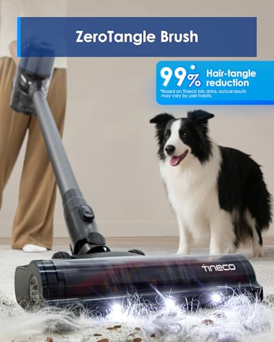 Image of Tineco Pure ONE S30 Cordless Vacuum Cleaner, 150AW Powerful Suction, Zero Tangle Brush, Up to 65min Runtime, Stick Vacuum Cleaner for Pet Hair, Carpet & Hard Floor