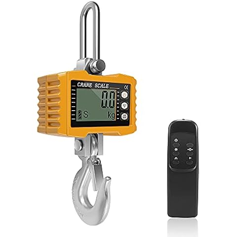 KKTECT Balanza Colgante Digital Industrial de 1T con Control Remoto Cover