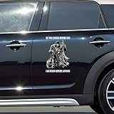 Premium Knight Templar Christian Sticker – 'He Who Kneels Before God Stands Before Anyone' – Durable & Waterproof Vinyl Decal for Car Door, Window, Laptop – 12 Inches