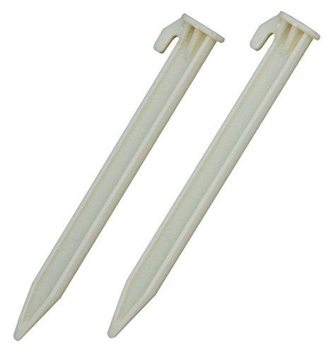 ust Blue Sky Gear Plastic Tent Pegs Glo - 6 Pack