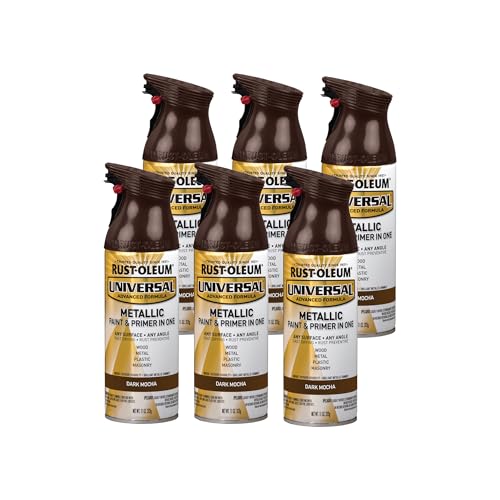 Image of Rust-Oleum Universal All Surface Metallic Spray Paint, Dark Mocha