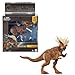 Produktbild Mattel Jurassic World Hammond Collection mit Menschen- und Dinosaurier-Actionfigur, Atrociraptor Tiger, Premium-Film-Design Glasaugen & 14 Gelenkpunkte, JDJ10