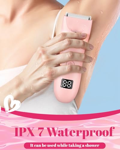 Tondeuse de bikini sans douleur pour zone intime avec indicateur LED de charge - 6