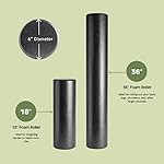 Retrospec Relief Foam Roller 18" & 36" High-Density EPP Extra Firm Round Foam Roller for Exercise, Massage Yoga, Pilates and Post Workout Muscle Recovery - Image 4