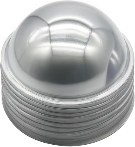 Cubiertas para coctelera 3D redondas y transparentes para proyectos creativos, 50 piezas 2