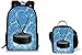LXWLXDF- Étudiant bookbags et Lunchboxes Sport Hockey sur Glace Imprimer école Sac à Dos for Les Enfants (Color : Hockey Puck)