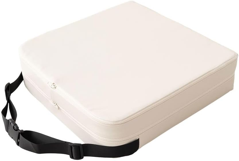 エムール 座面高調節 クッション 「リュッケ」 防水タイプ クリームアイボリー