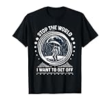 stop the world i want to get off rizz astronaut novità maglietta