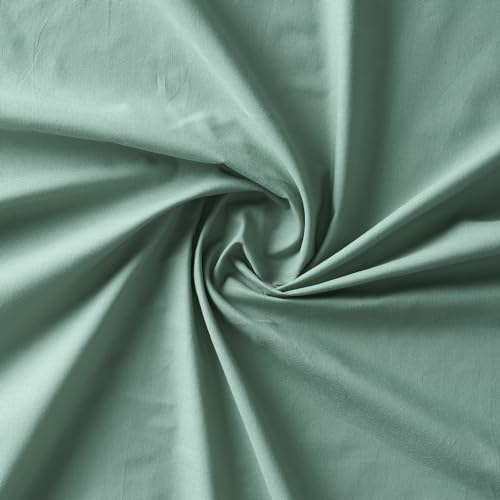Image of 100% Pure Cotton 3 Layer Dohar, Double Bed Blanket Comforter, (90''X100'' / 230X254 CM), Uni Plain, Skin Friendly Dohar, Color - Celadon Green