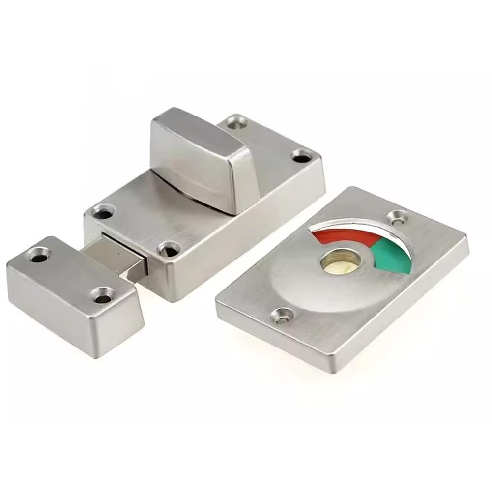 IJSDNVJNDX Zinc Alloy Public Restroom Indicator Lock, Toilet Partition Indicator Lock, Household Hardware Accessories