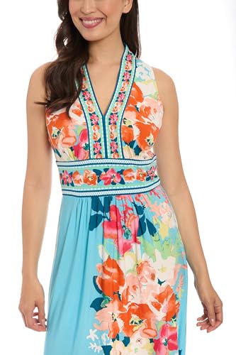 Image of Women's Sleeveless V-Neck Maxi Dress for Women | Casual Dresses for Women
