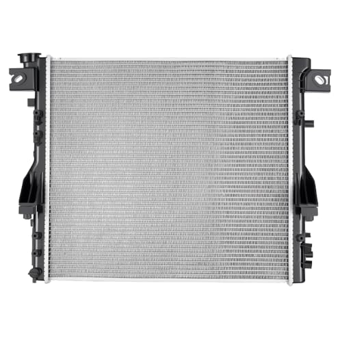 SPELAB CU2957 Radiator Replacement - Fits 2007 2008 2009 2010 2011 2012 2013 2014 2015 2016 2017 Compatible with Jeep Wrangler 2018 Wrangler JK - 3.6L 3.8L V6 - Compatible with 4WD RWD