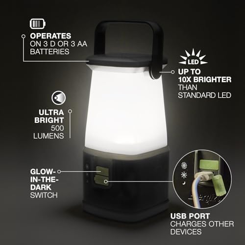ENERGIZER WeatheReady LED Camping Lantern PRO-360, IPX4 Water Resistant Tent Light, Ultra Bright Battery Powered Lanterns for Camping, Outdoors, Emergency Power Outage - Image 3