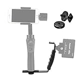 PERGEAR Mini Dual Grip for Zhiyun Crane 2 with Two Cold Shoes and 1/4