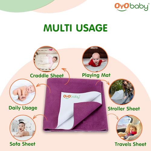 OYO BABY - Quickly Dry Super Soft Waterproof and Reusable Mat/Underpad/Absorbent Sheets/Mattress Protector - Image 3 thumbnail