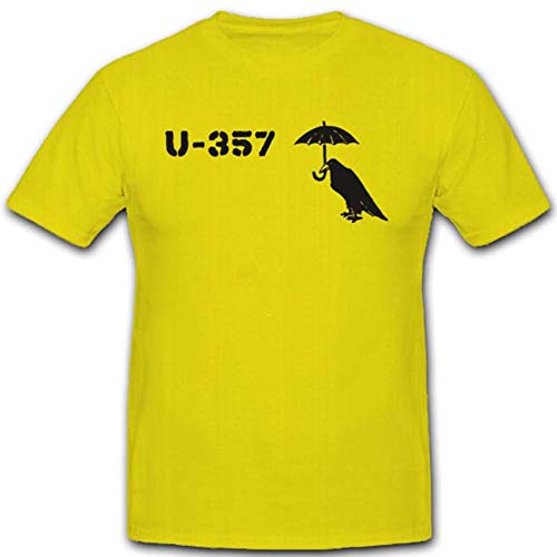 T-shirt sous-marin U-Boot jaune XL : fini les imprimés militaires fragiles qui s'effacent au lavage