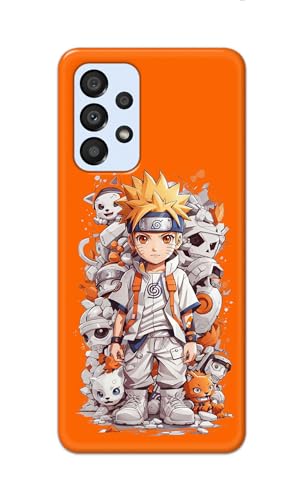 Image of PRINTFIDAA Plastic Printed Hard Back Cover Case For Samsung Galaxy A33 5G Back Cover (Famous Anime Cartoon Character) -112, Multicolor