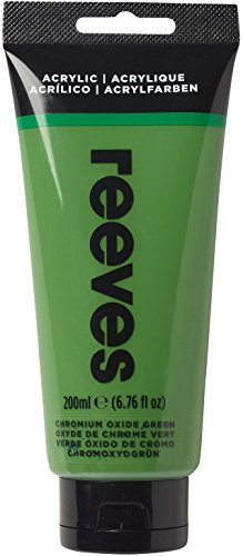 Reeves - Pintura acrílica 200 ml, Verde Óxido de Cromo