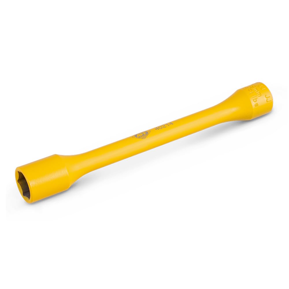 AFF Torque Limited Socket, 1/2" Drive, 19mm, 145 ft/lbs, Honey Yellow, 40214