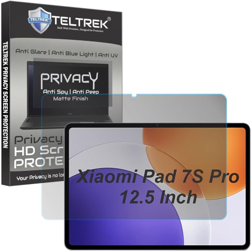 Image of Privacy Matte Anti Peep Screen Guard Compatible With Xiaomi Pad 7S Pro Tab (12.5 inch Inch Tablet) Anti Spy Screenguard Not a Tempered Glass Screen Protector