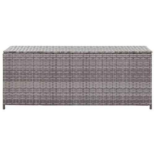 Beyamis Gartenbox, 450L(150x50x60cm) Auflagenbox Rattan Zum Sitzen, Poly Rattan Gartenhã¤User & Aufbewahrung… – Bild 3