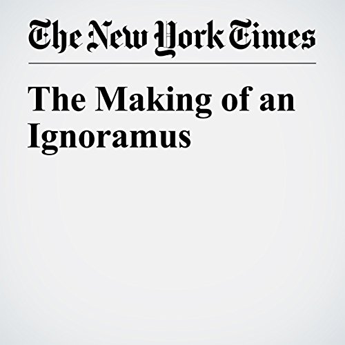 The Making of an Ignoramus cover art