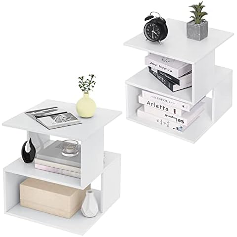 EUGAD Lot de 2 Tables Cover
