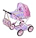 Produktbild Zapf Creation 828649 BABY born Deluxe Pram Puppenwagen mit verstellbarer Griffhöhe und Wickeltasche, Puppenzubehör für Puppen fast jeder Größe
