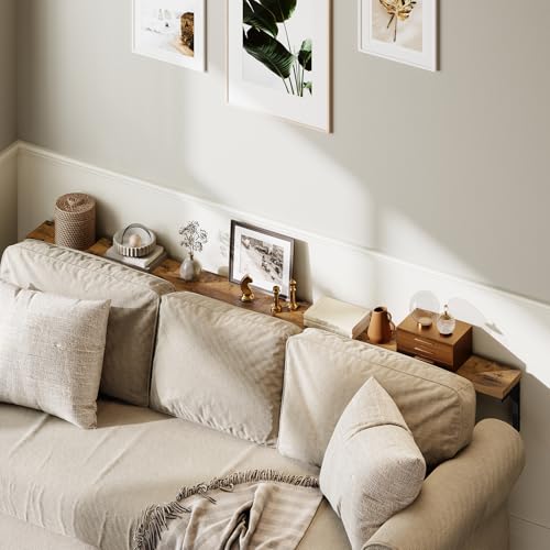 YATINEY 59" Narrow Long Console Table, Sofa Table Behind Couch