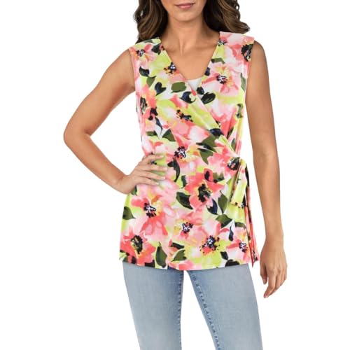 Anne Klein Top cruzado sin
